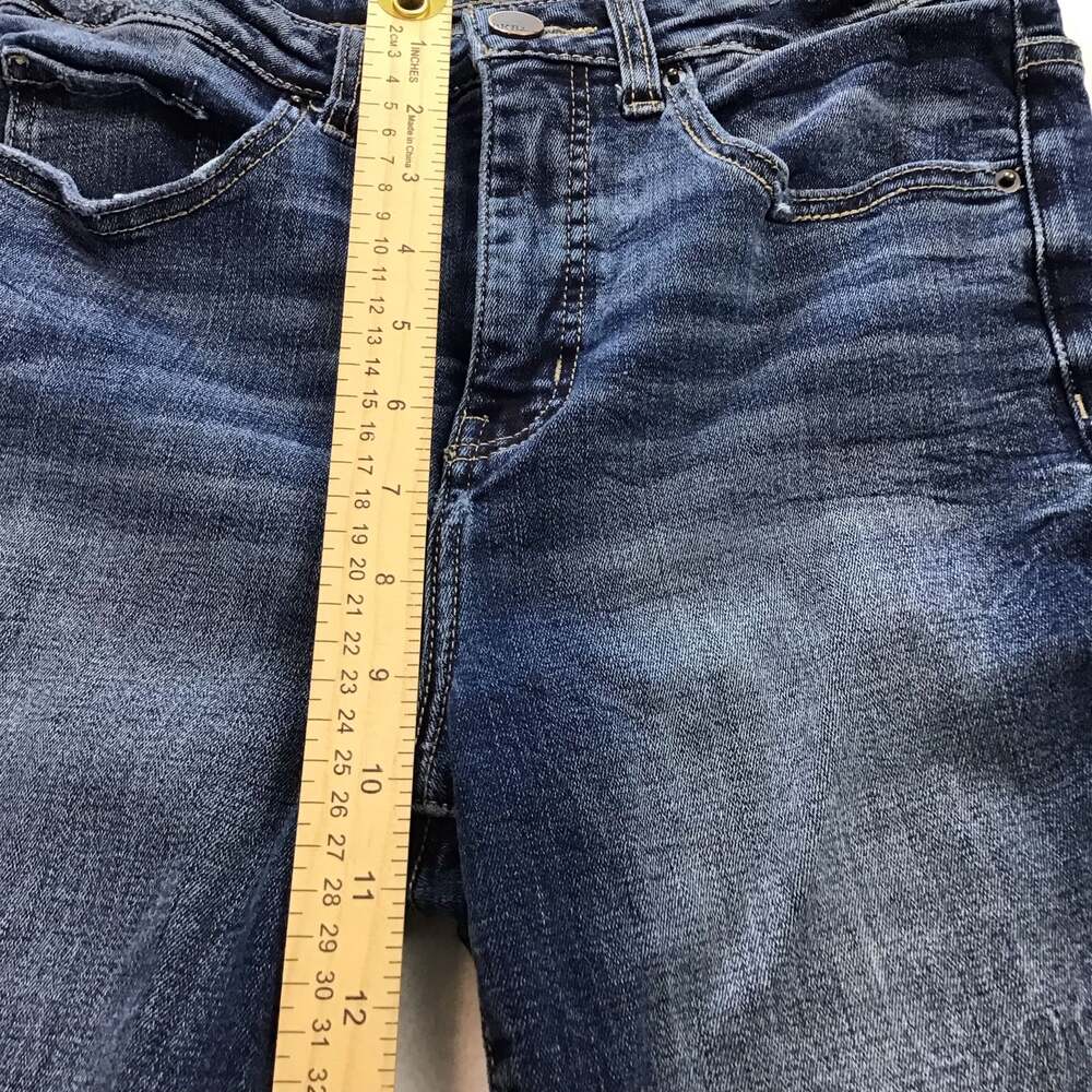 BKE Billie Slim Fit High Rise Flare Jeans Blue Demin W28 L 37.5 Retro Y2K - Picture 7 of 14